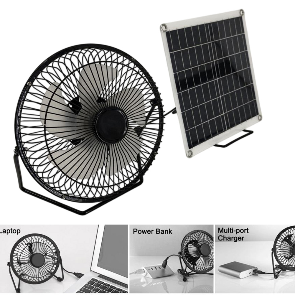 Panel Power Outdoor - 10W Solar Panel Fan Compatible with