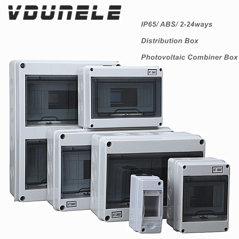 Outdoor Power Supply Box - IP65 Distribution Box for DC Breaker