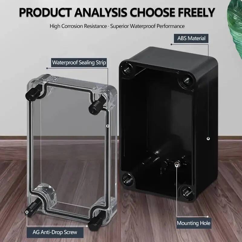 2pcs Transparent Cover Waterpr - огляд і ціна Outdoor Power Supply Box