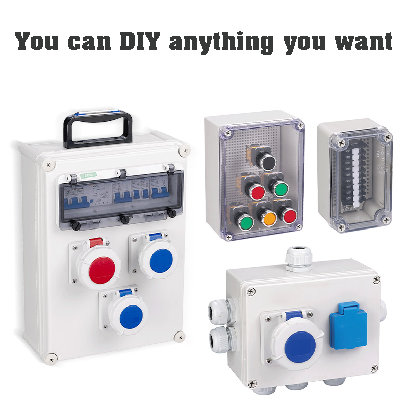 F-type transparent waterproof  - огляд і ціна Outdoor Power Supply Box