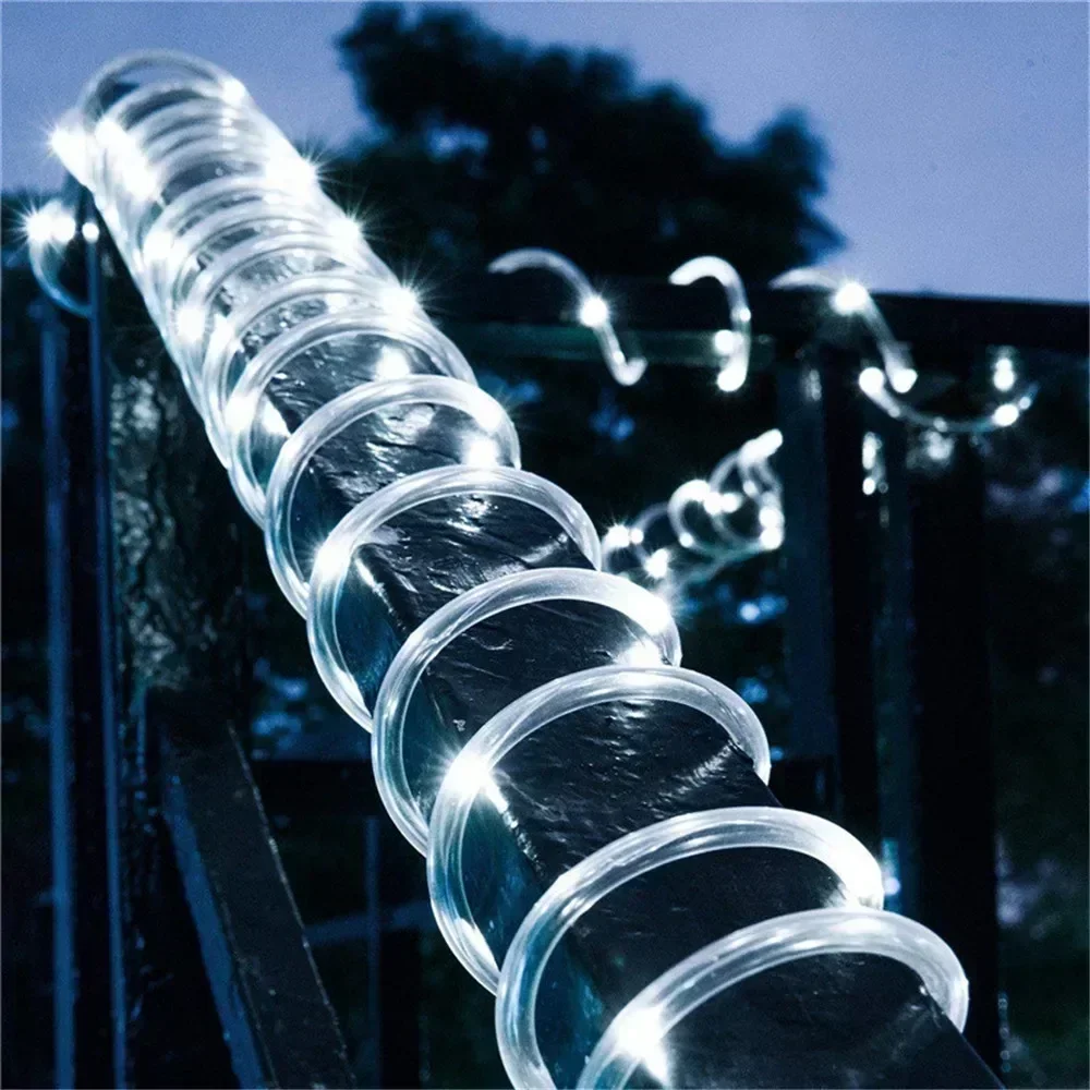 Solar Rope Lights 8 Modes Ligh - огляд і ціна Outdoor Power For Gazebo