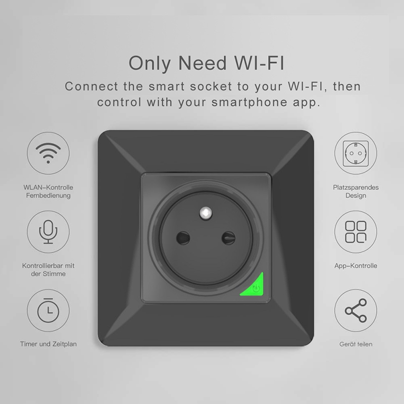 Avoir Zigbee Tuya IP66 Outdoor - огляд і ціна Outdoor Zigbee Power Plug