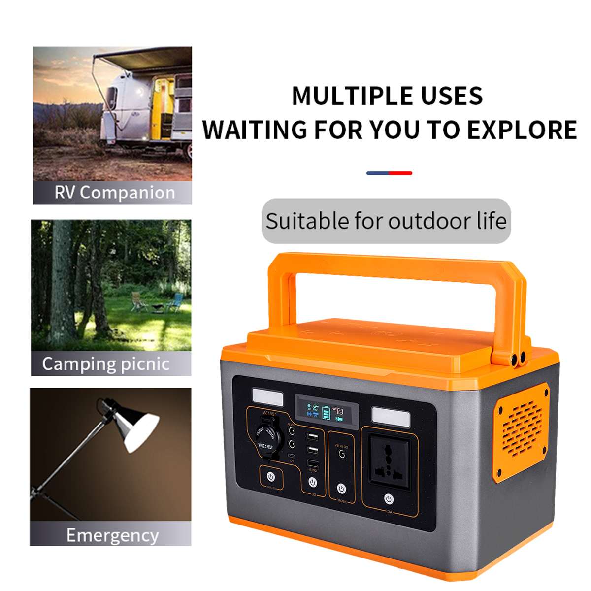Outdoor camping 500W solar gen - огляд і ціна Panel Power Outdoor
