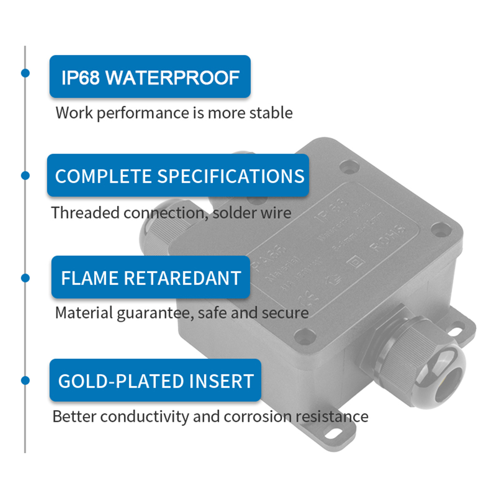 IP68 Outdoor Waterproof Juncti - огляд і ціна Outdoor Power Supply Box