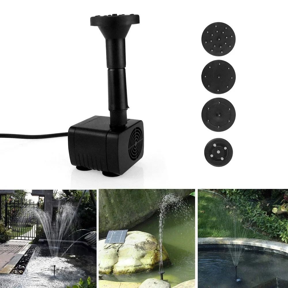 1.4W Mini Solar Fountain Pump  - огляд і ціна Panel Power Outdoor