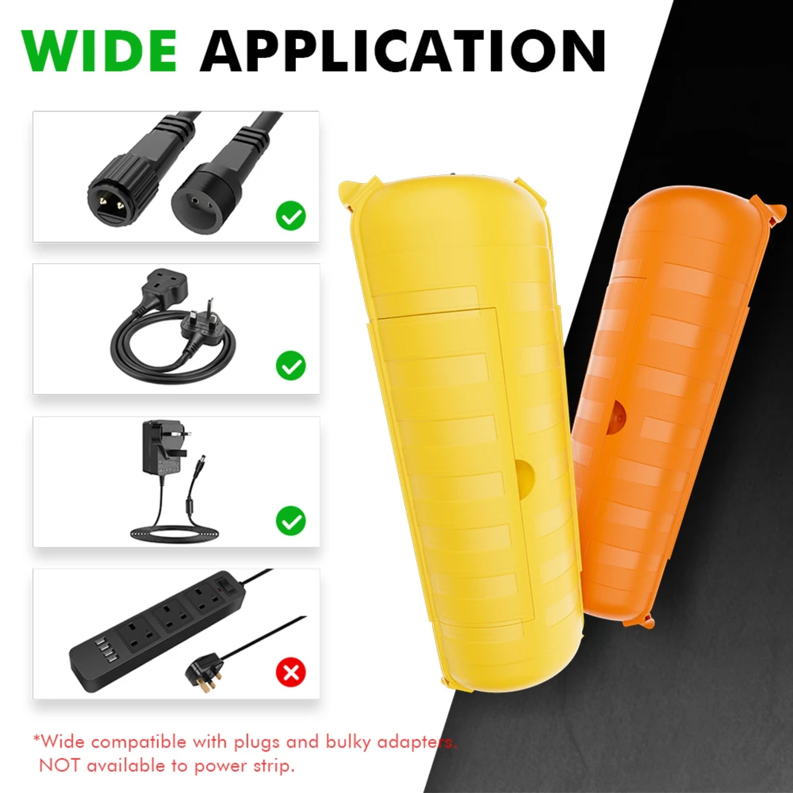 IP44 Outdoor Extension Cord Co - огляд і ціна Outdoor Power Adapter