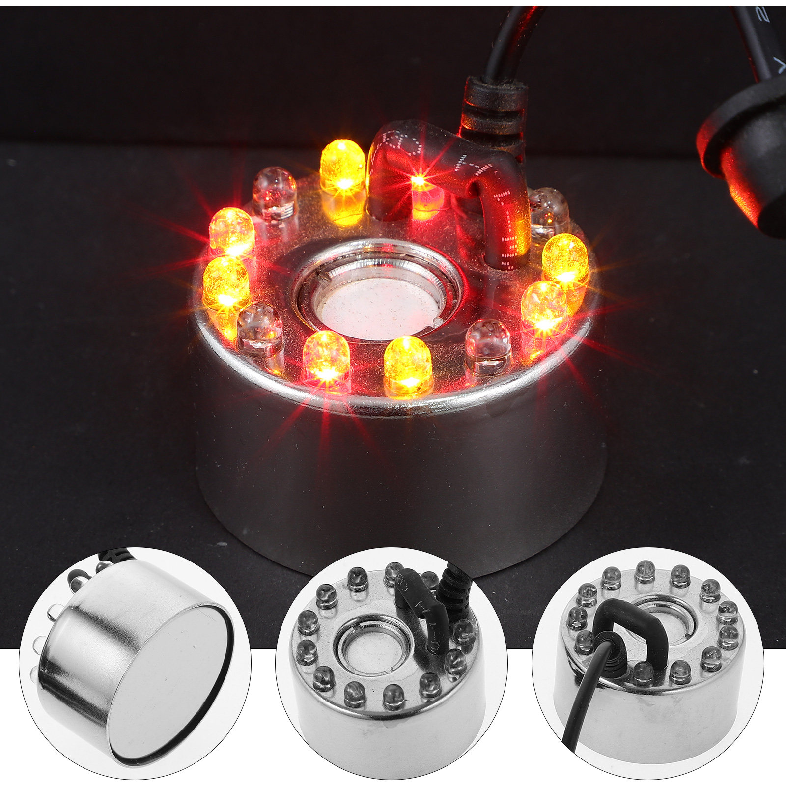 12 Colorful LED 16Mm Ultrasoni - огляд і ціна Outdoor Power Adapter