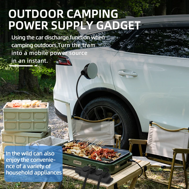 Portable 16A 4KW V2L Cable Ele - огляд і ціна Ac Outdoor Power