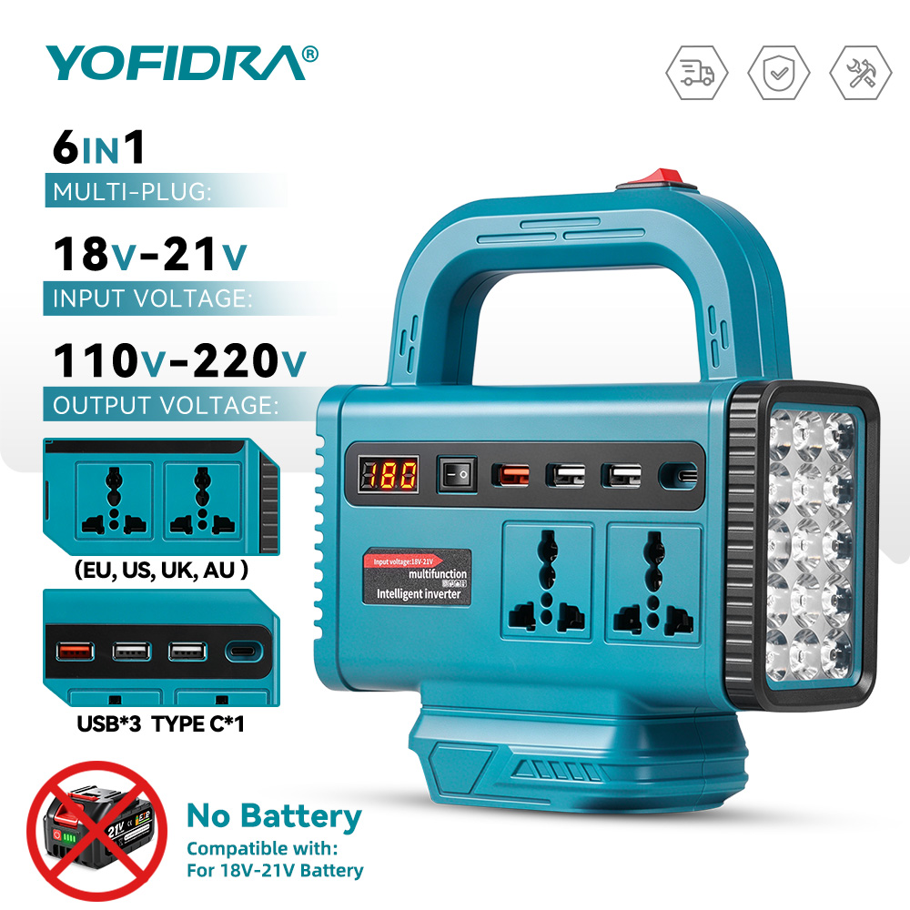 YOFIDRA 220V Portable Power In - огляд і ціна Ac Outdoor Power