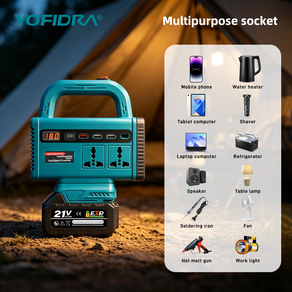 YOFIDRA 220V Portable Power In - огляд і ціна Ac Outdoor Power