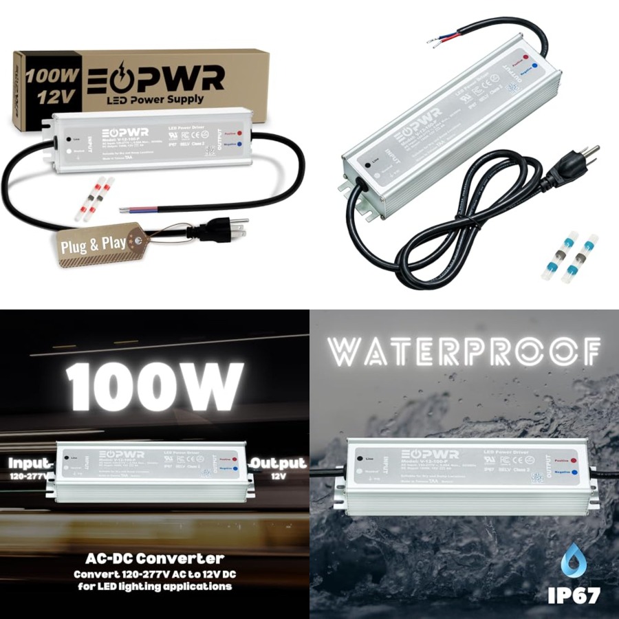 LED Driver Waterproof IP67 Pow - огляд і ціна Outdoor Power Adapter