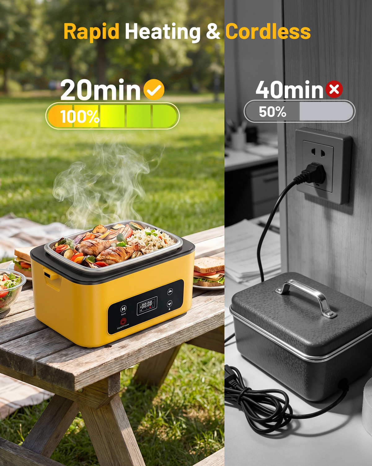 TaskStar Portable Heated Lunch - огляд і ціна Outdoor Power Supply Box