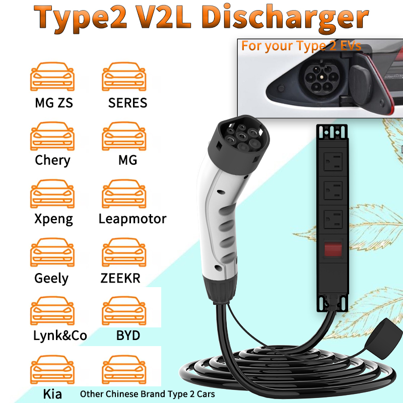 WUFEN Portable Type 2 V2L Cabl - огляд і ціна Ac Outdoor Power