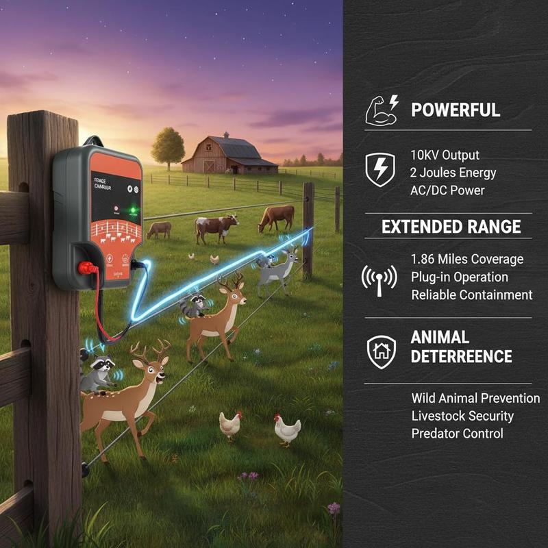 Livestock Energizer 10kV 2J Fo - огляд і ціна Ac Outdoor Power